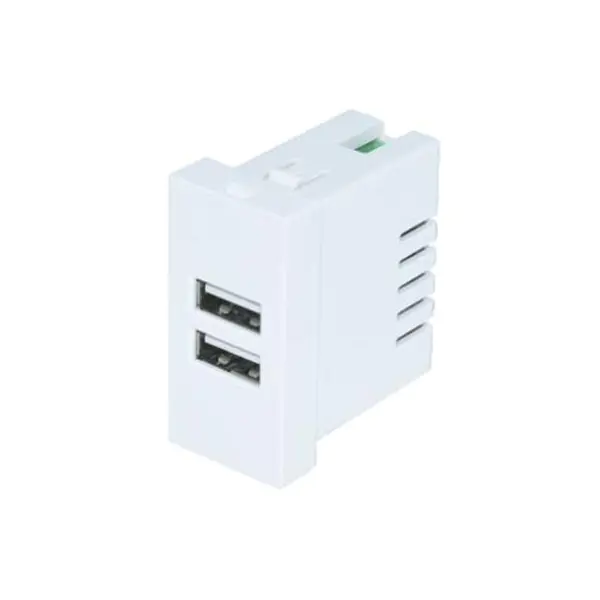 Cổng kép TypeA+A Mô-đun ổ cắm sạc USB 2.1A